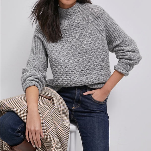 Anthropologie Sweaters - ANTHROPOLOGIE BIA MOCK NECK TUNIC SWEATER